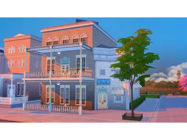 Maxis Match The Blue Velvet Reno by Uncanny Valley - The Sims 4 Custom Content