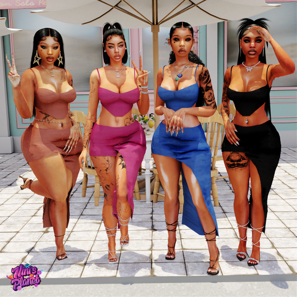 Alpha BRUNCH DATE SET by simsfinds - The Sims 4 Custom Content