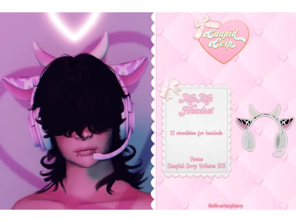 Alpha VENUS MuMu Headset 800 CUUPID by 1 - The Sims 4 Custom Content