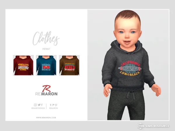 Alpha Hoodie and Pants - The Sims 4 Custom Content