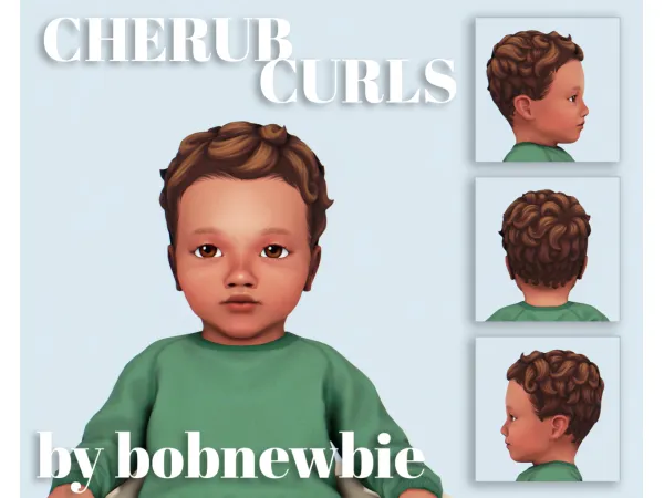 Maxis Match Cherub Curls - The Sims 4 Custom Content