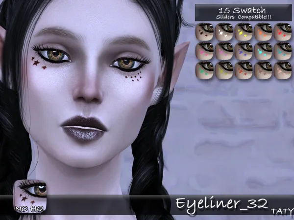 Alpha Eyeliner_32 - The Sims 4 Custom Content
