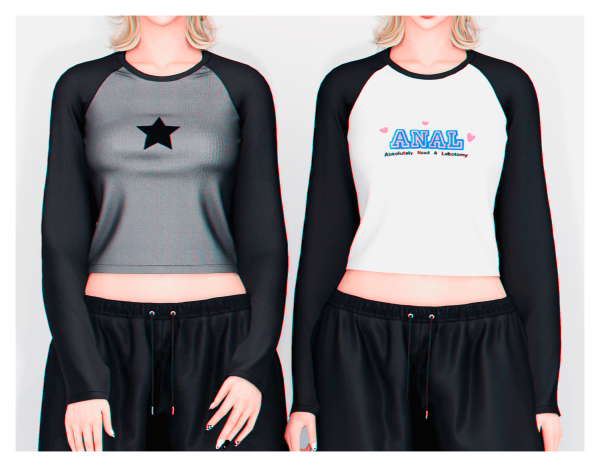 Alpha Bubble T Shirt by plbsims - The Sims 4 Custom Content