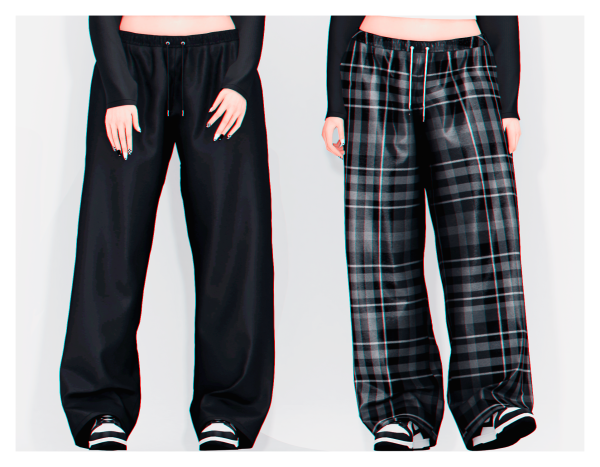Alpha Bubble Pants by plbsims - The Sims 4 Custom Content