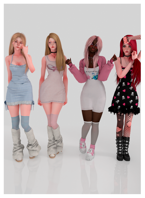 Alpha ANGEL DADDY'S GIRL COLLECTION by ohmybunnny2 - The Sims 4 Custom Content