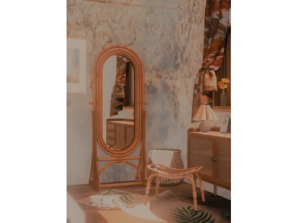Mix Samba Floor Mirror - The Sims 4 Custom Content