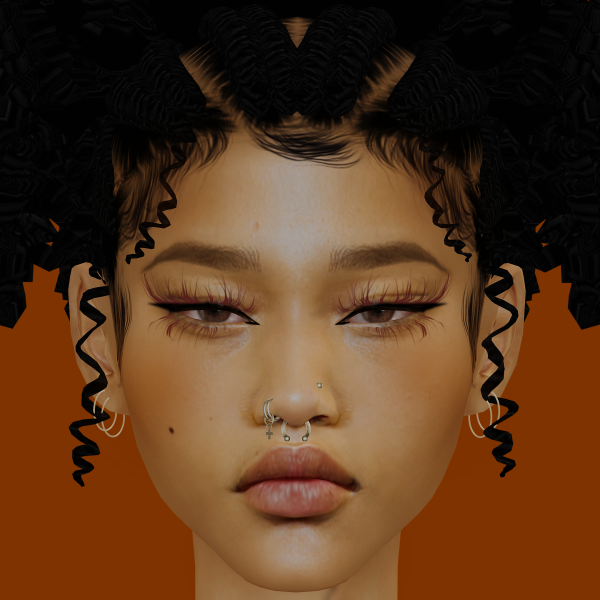 Alpha 3D MINK LASHES L74 L75 L76 by simsfinds - The Sims 4 Custom Content