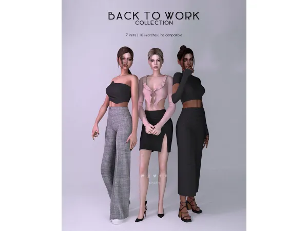 Alpha Back to Work Collection Complete - The Sims 4 Custom Content