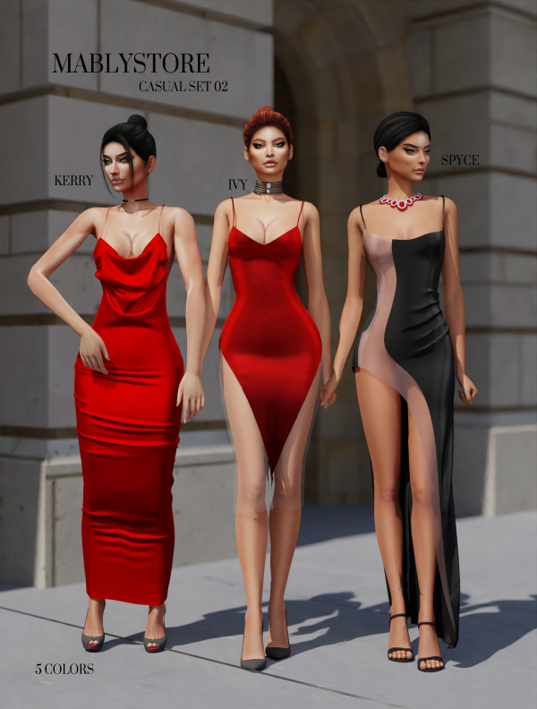 Alpha CASUAL SET by simsfinds - The Sims 4 Custom Content