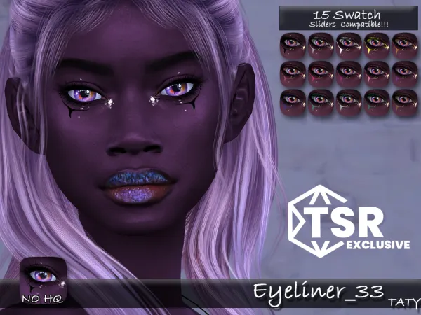 Alpha Eyeliner_33 - The Sims 4 Custom Content