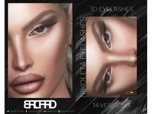 Nikoleta Eyelashes by BRADFORD