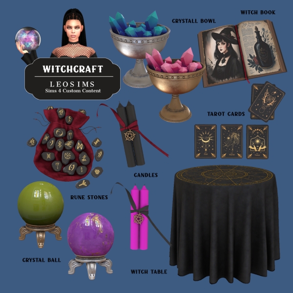 Alpha Witchcraft by leosims4cc - The Sims 4 Custom Content