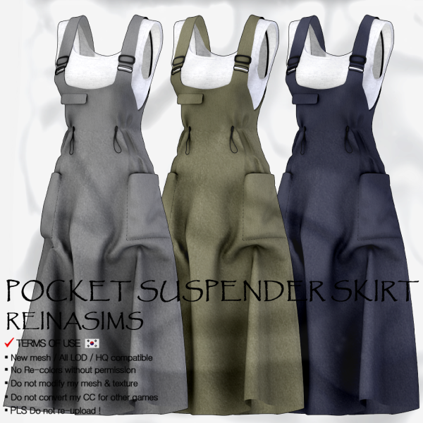 Alpha Reina_TS4_230806_Pocket suspender skirt by simsfinds - The Sims 4 Custom Content