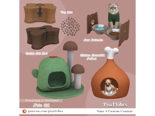 Alpha Pets - The Sims 4 Custom Content