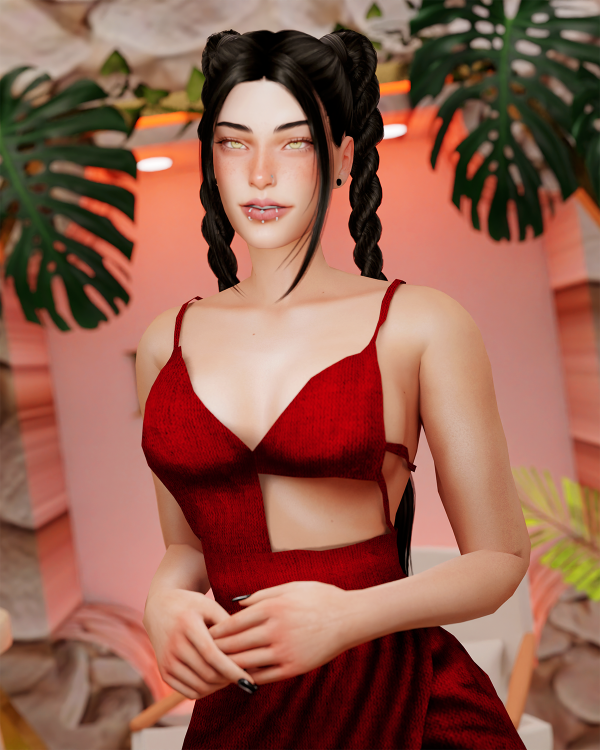 Alpha lyra female sim by lamontcreatorr - The Sims 4 Custom Content