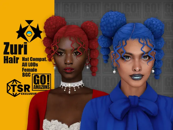 Maxis Match ZURI by goamazons - The Sims 4 Custom Content