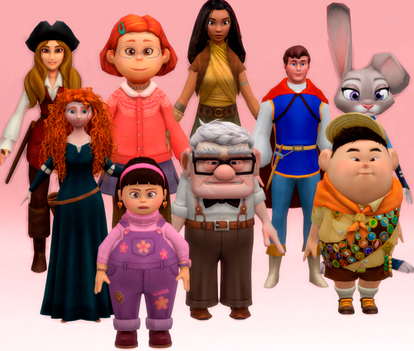 Maxis Match Disney CLUTTER by simsfinds - The Sims 4 Custom Content