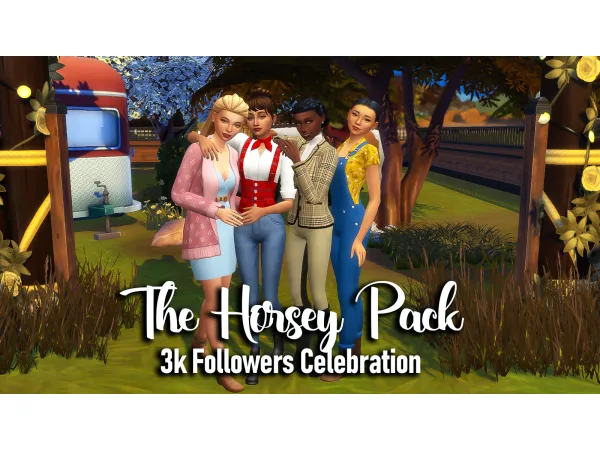 Maxis Match The Horsey Pack by SimsToMaggie - The Sims 4 Custom Content