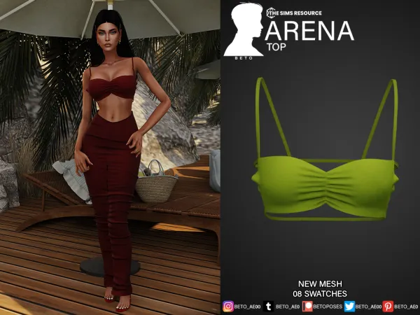 Alpha Arena Set - The Sims 4 Custom Content