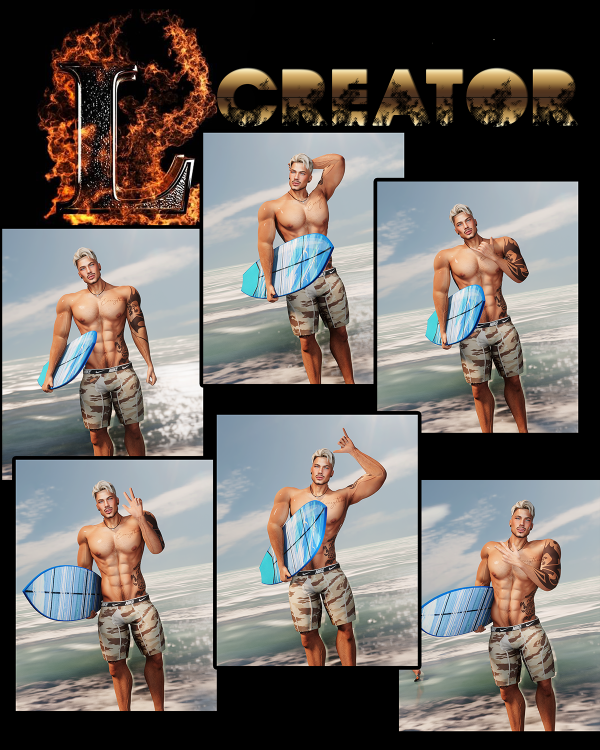 Alpha surf by lamontcreatorr - The Sims 4 Custom Content