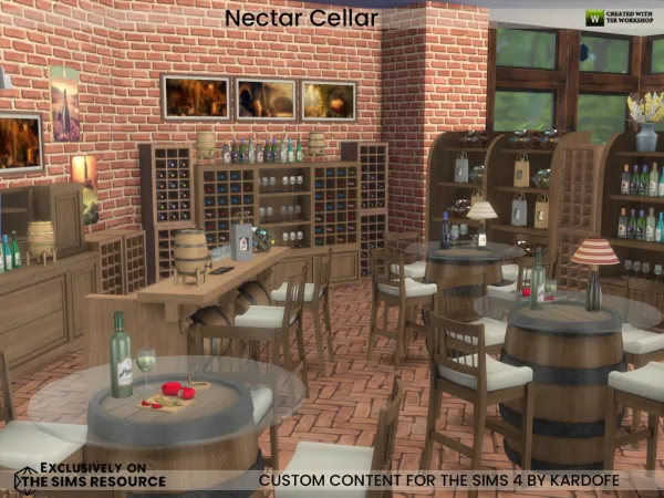 Maxis Match Nectar Cellar - The Sims 4 Custom Content