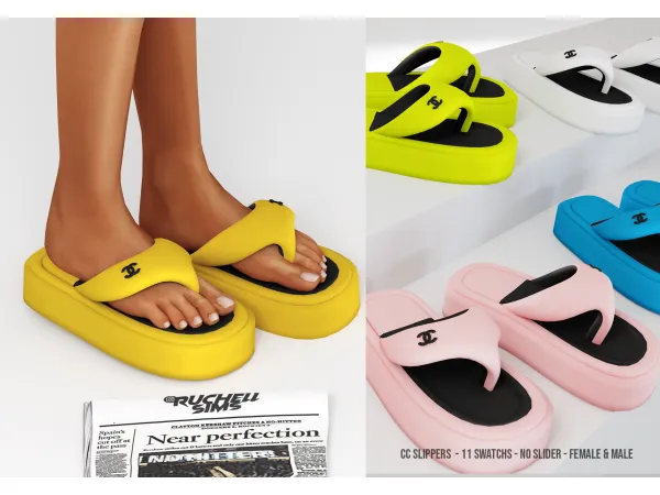 Alpha Slippers - The Sims 4 Custom Content