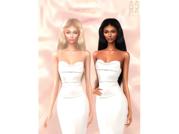 Alpha Dignity Hairstyle - The Sims 4 Custom Content