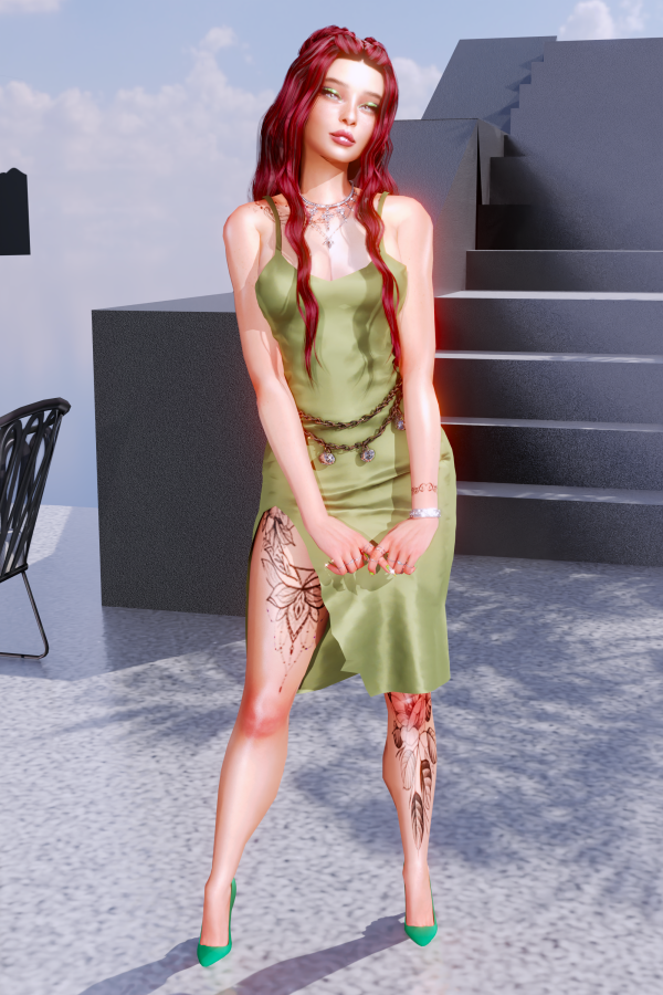 Alpha Rosemary Barber Sim Download by simsfinds - The Sims 4 Custom Content