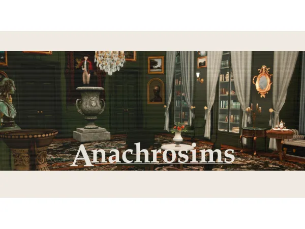 Mix [ ] Simple Georgian Panels Set no2 by AnachroSims - The Sims 4 Custom Content