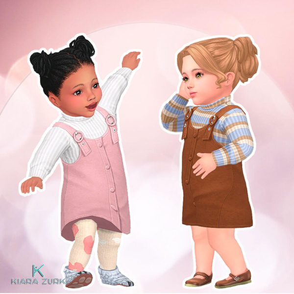 Maxis Match EP09 Dress Sweater for Infants by simsfinds - The Sims 4 Custom Content