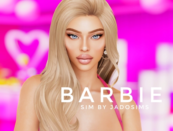 Alpha Barbie (Sim) by shopwithflynnn - The Sims 4 Custom Content