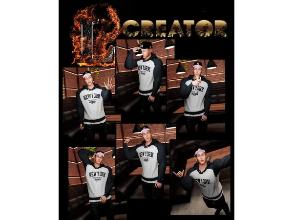 Alpha random male 11 - The Sims 4 Custom Content