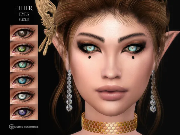Alpha Ether Eyes N37 - The Sims 4 Custom Content