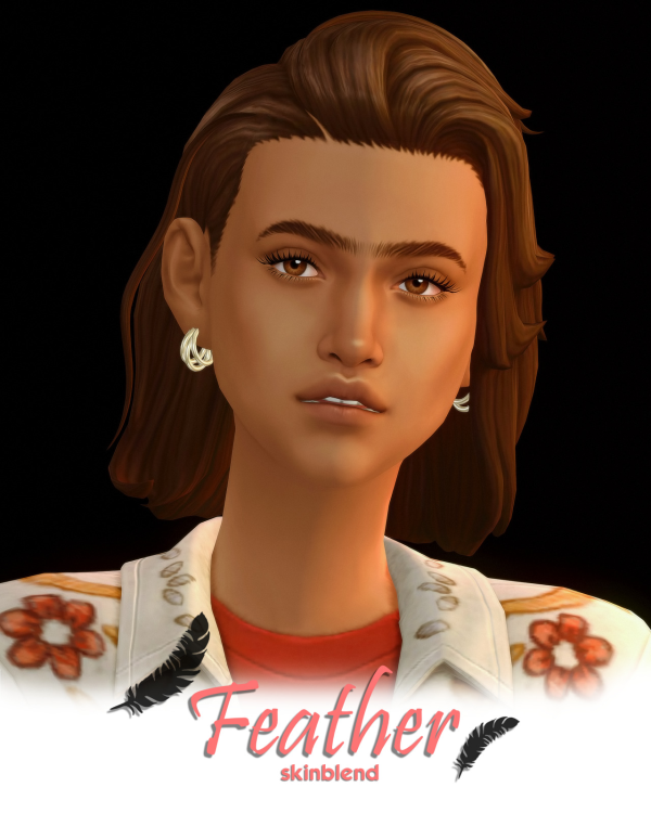 Maxis Match Feather skinblend by simsfinds - The Sims 4 Custom Content