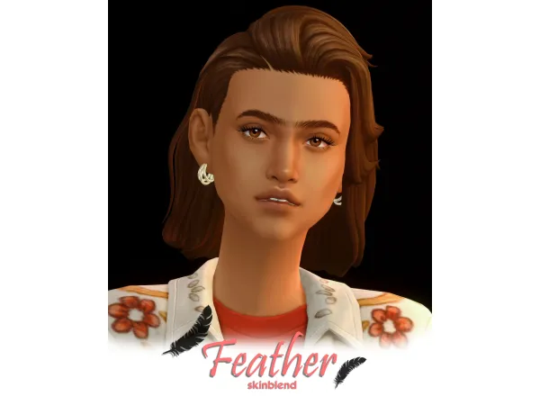 Maxis Match Feather skinblend - The Sims 4 Custom Content