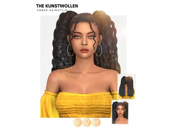 Amber hair set by The Kunstwollen