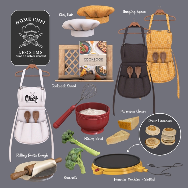 Alpha Home Chef by leosims4cc - The Sims 4 Custom Content