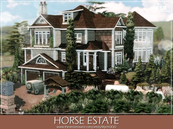 Maxis Match Horse Estate - The Sims 4 Custom Content