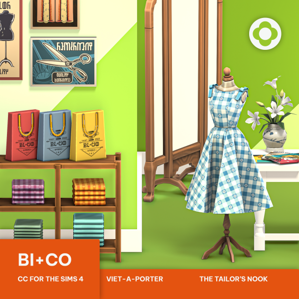 Maxis Match Viet A Porter The Tailors Nook Part 3 by simsfinds - The Sims 4 Custom Content