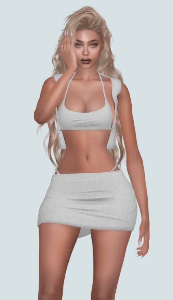 Alpha Designer Sexy Set by simsfinds - The Sims 4 Custom Content