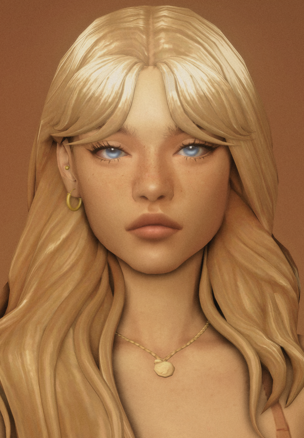 Maxis Match izzy hair by simsfinds - The Sims 4 Custom Content