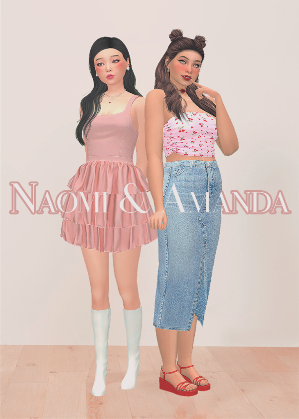Alpha Naomi Amanda by simsfinds - The Sims 4 Custom Content