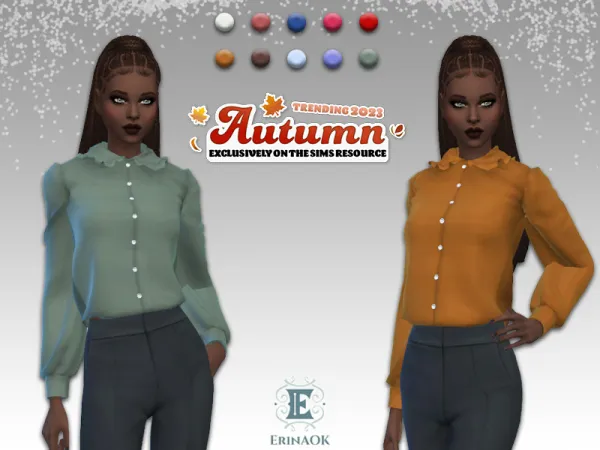 Alpha Womens Top 091123 by KeyCamz - The Sims 4 Custom Content