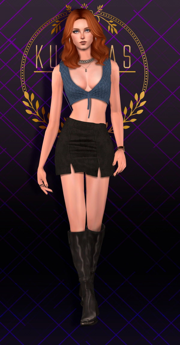 Kurimas4t2_TopWesternCollection_Luxy by simsfinds - The Sims 2 Custom Content