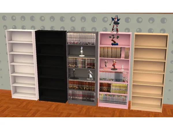 Otaku Collection Set Functional for - The Sims 2 Custom Content