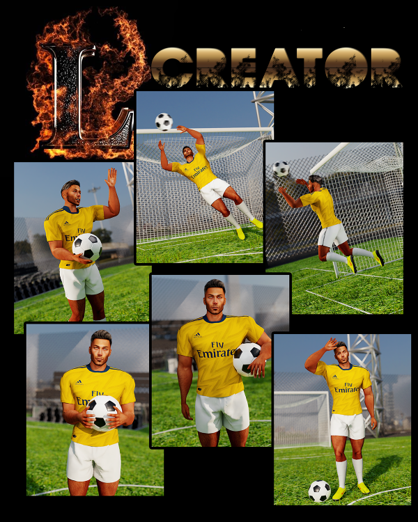 Alpha soccer by lamontcreatorr - The Sims 4 Custom Content