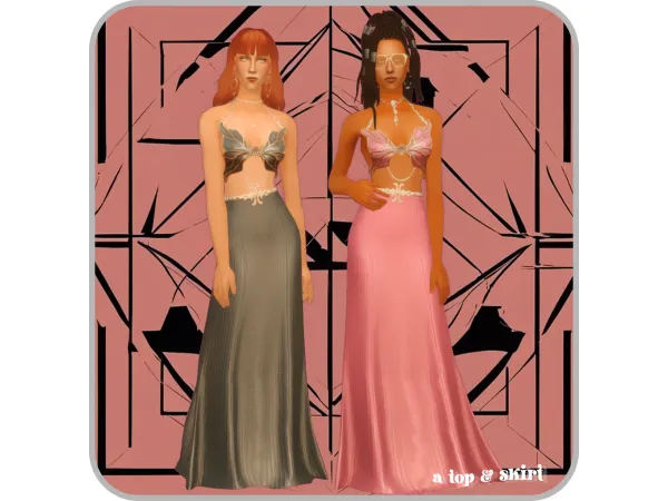fairytopia top and fairytopia skirt - The Sims 2 Custom Content