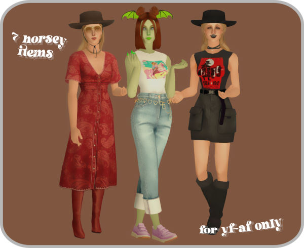 hazelnut set by simsfinds - The Sims 2 Custom Content