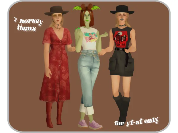 hazelnut set - The Sims 2 Custom Content
