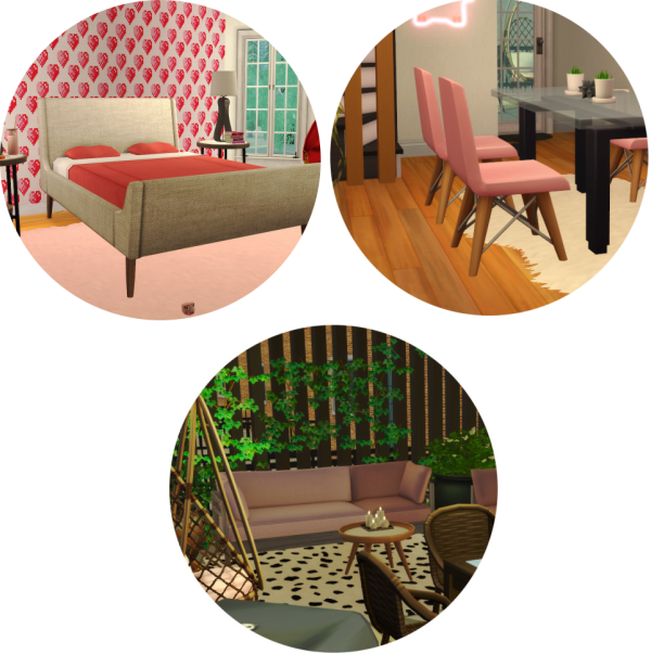 Bed Dining chair Outdoor couches by simsfinds - The Sims 2 Custom Content
